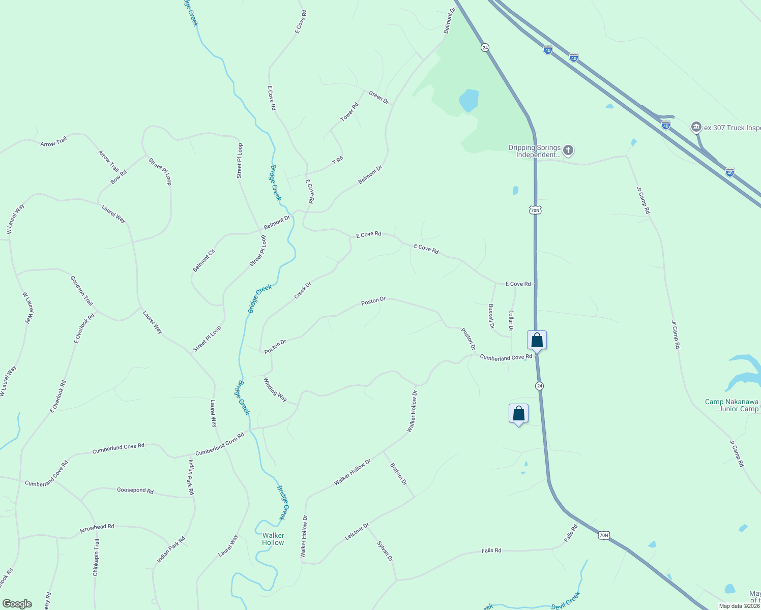 map of restaurants, bars, coffee shops, grocery stores, and more near 735 Poston Drive in Monterey