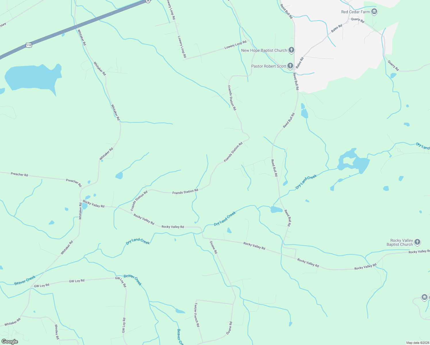 map of restaurants, bars, coffee shops, grocery stores, and more near 1367 Friends Station Road in New Market