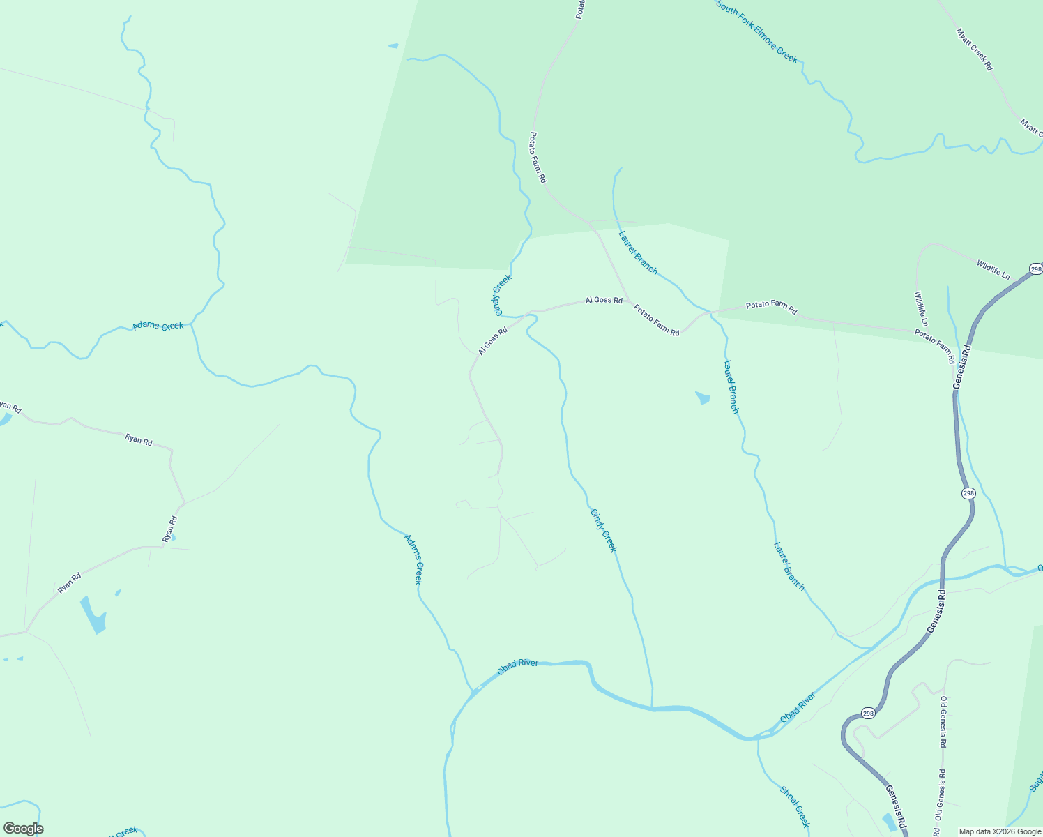 map of restaurants, bars, coffee shops, grocery stores, and more near 1397 Al Goss Road in Crossville