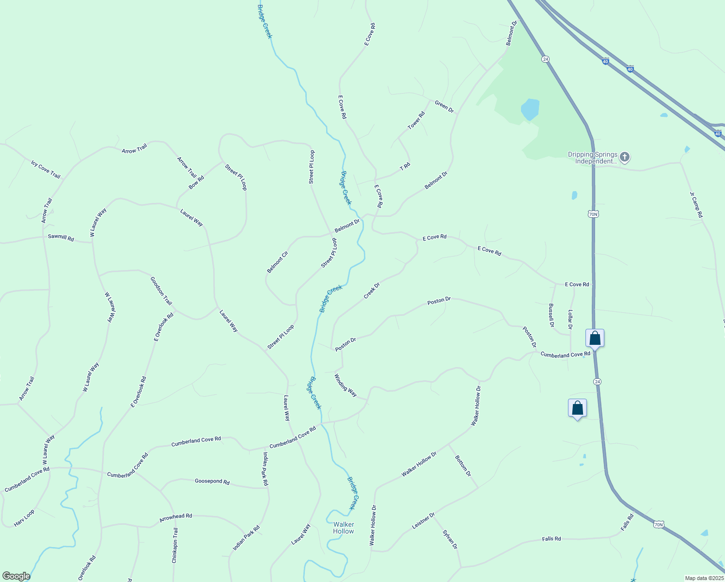 map of restaurants, bars, coffee shops, grocery stores, and more near 924 Creek Drive in Monterey
