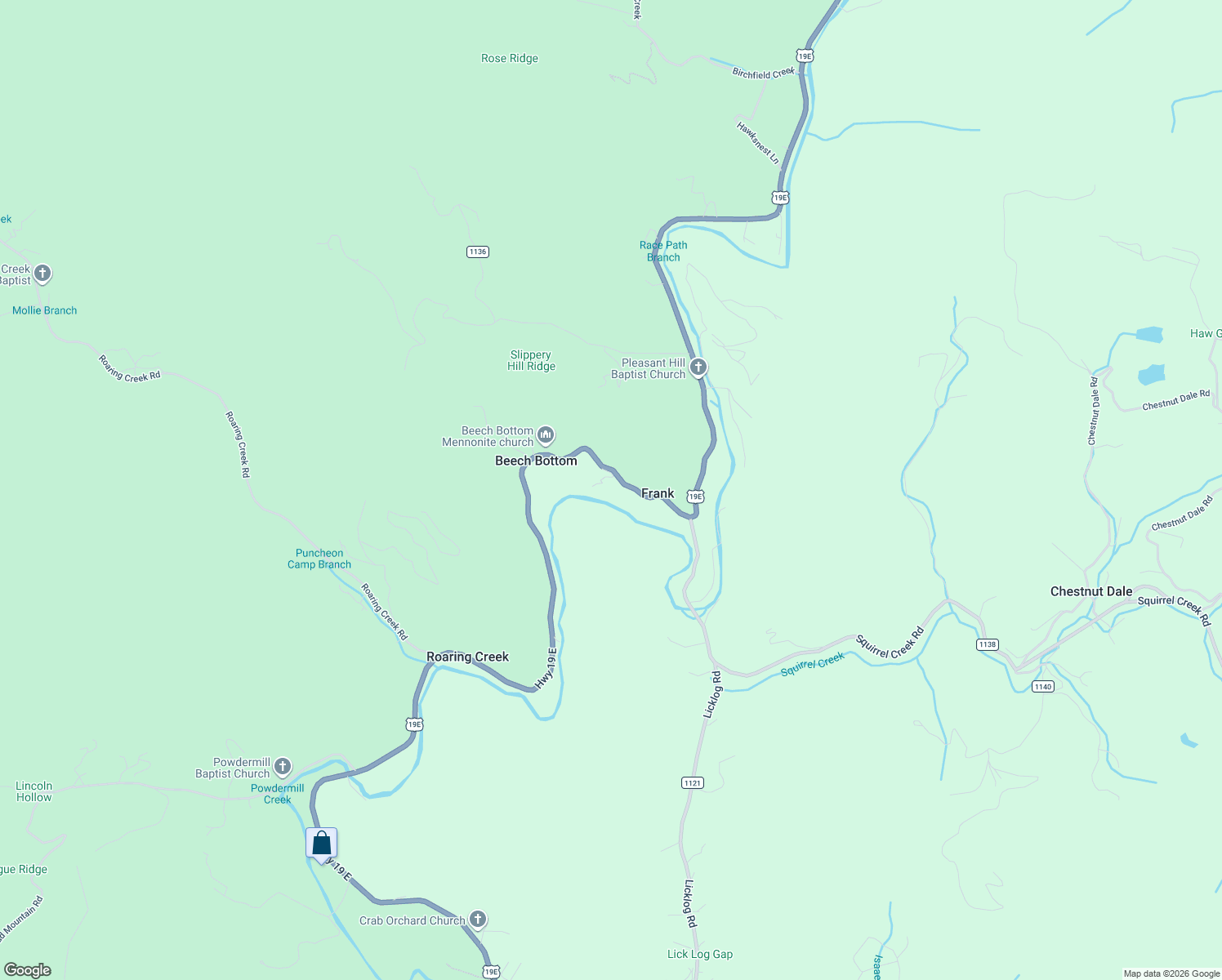 map of restaurants, bars, coffee shops, grocery stores, and more near 459 South US 19e Highway in Newland
