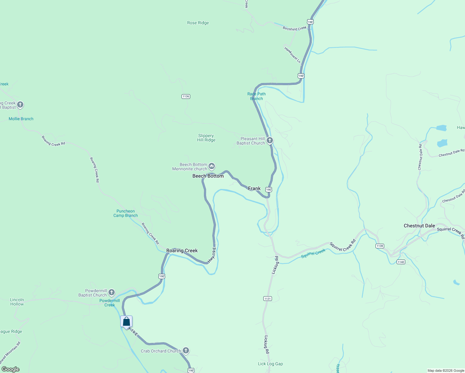 map of restaurants, bars, coffee shops, grocery stores, and more near 459 South US 19e Highway in Newland