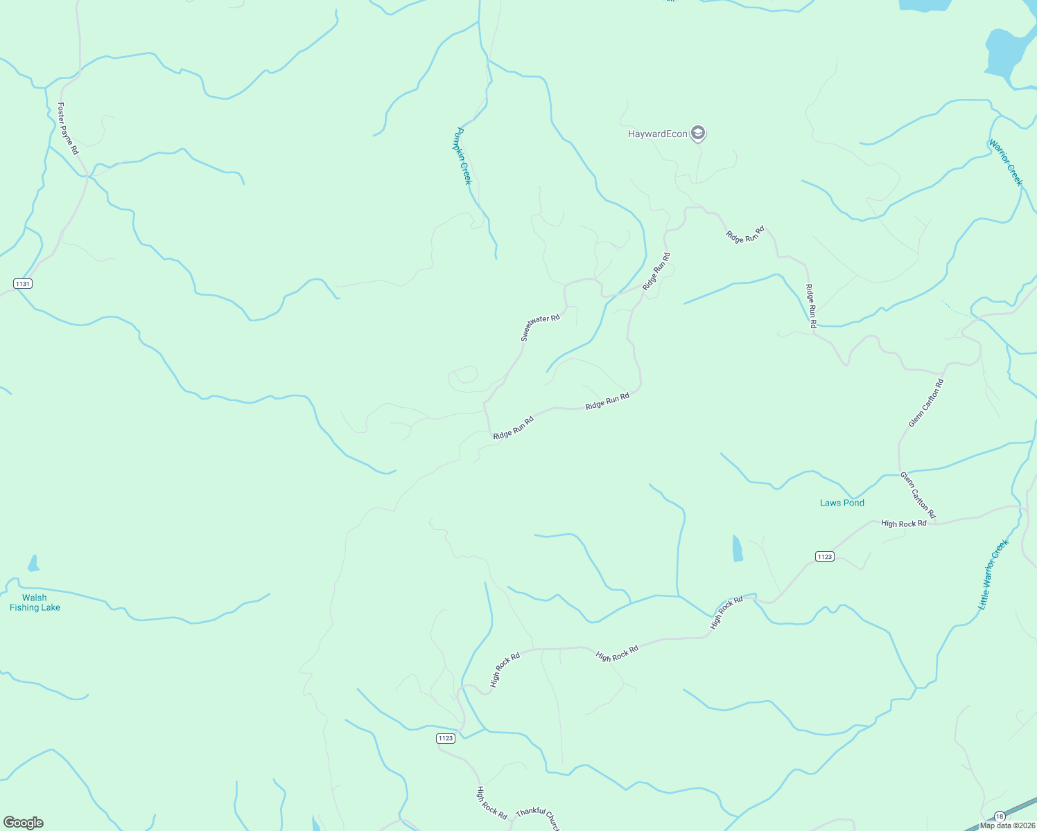 map of restaurants, bars, coffee shops, grocery stores, and more near Ridge Run Road in Boomer