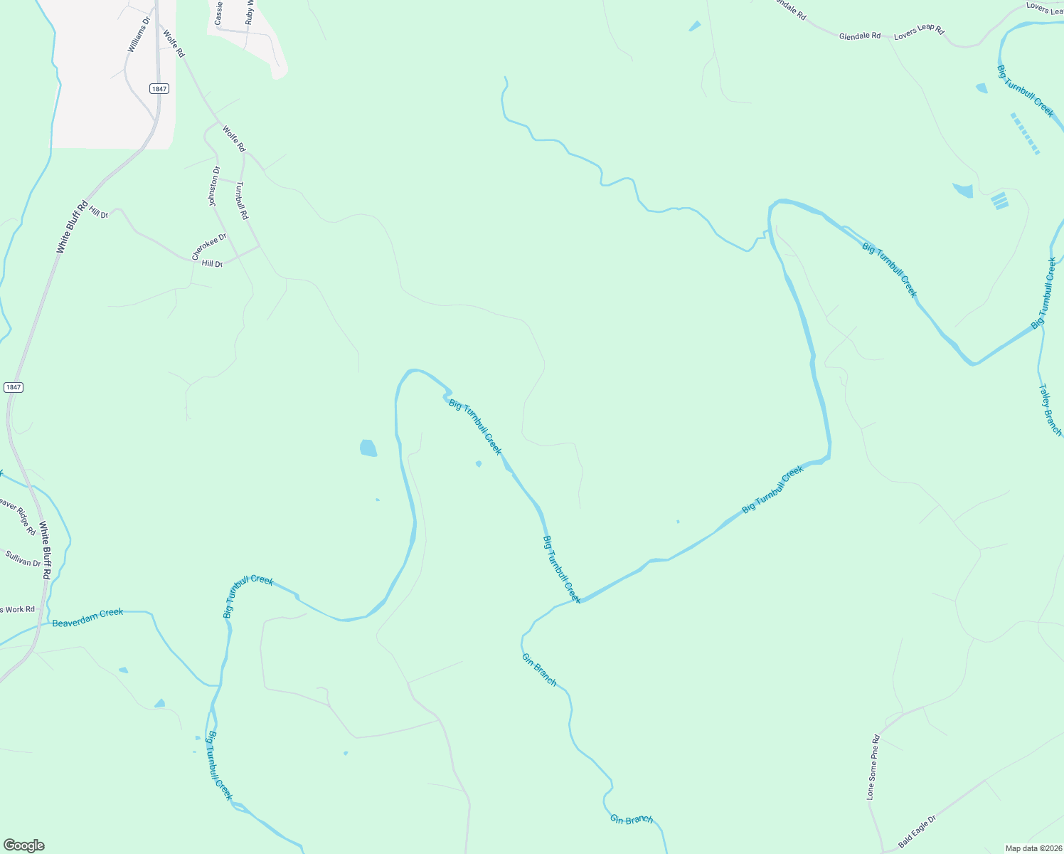 map of restaurants, bars, coffee shops, grocery stores, and more near 2449 Wolfe Road in White Bluff