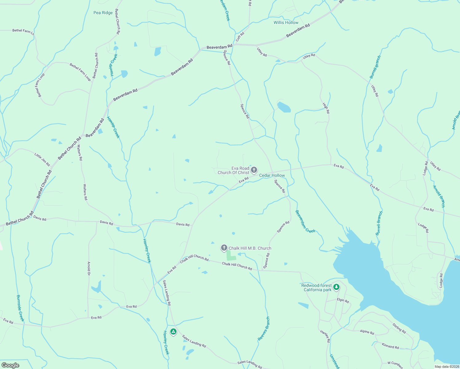 map of restaurants, bars, coffee shops, grocery stores, and more near 3264 Eva Rd in Camden