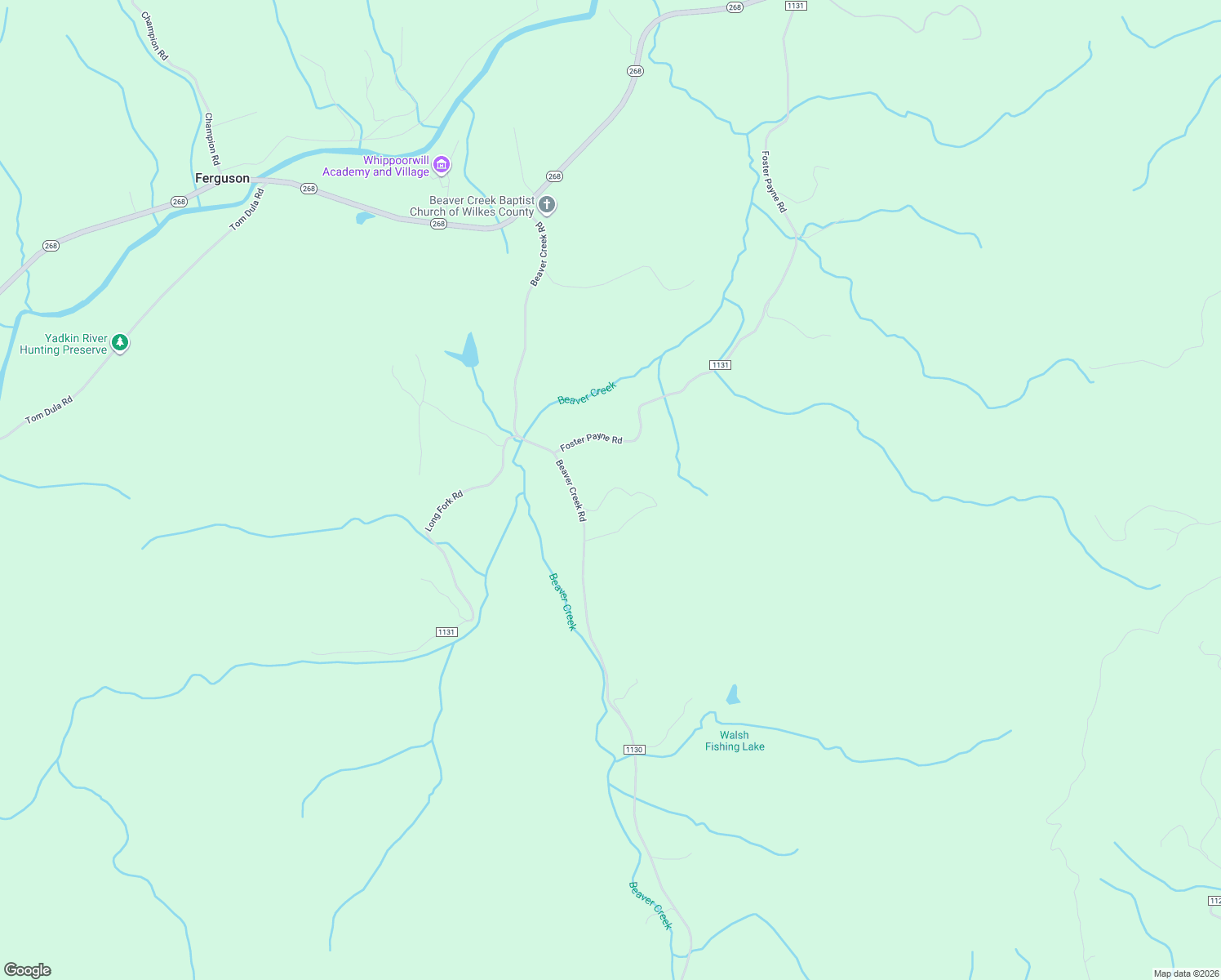 map of restaurants, bars, coffee shops, grocery stores, and more near 1679 Beaver Creek Road in Boomer