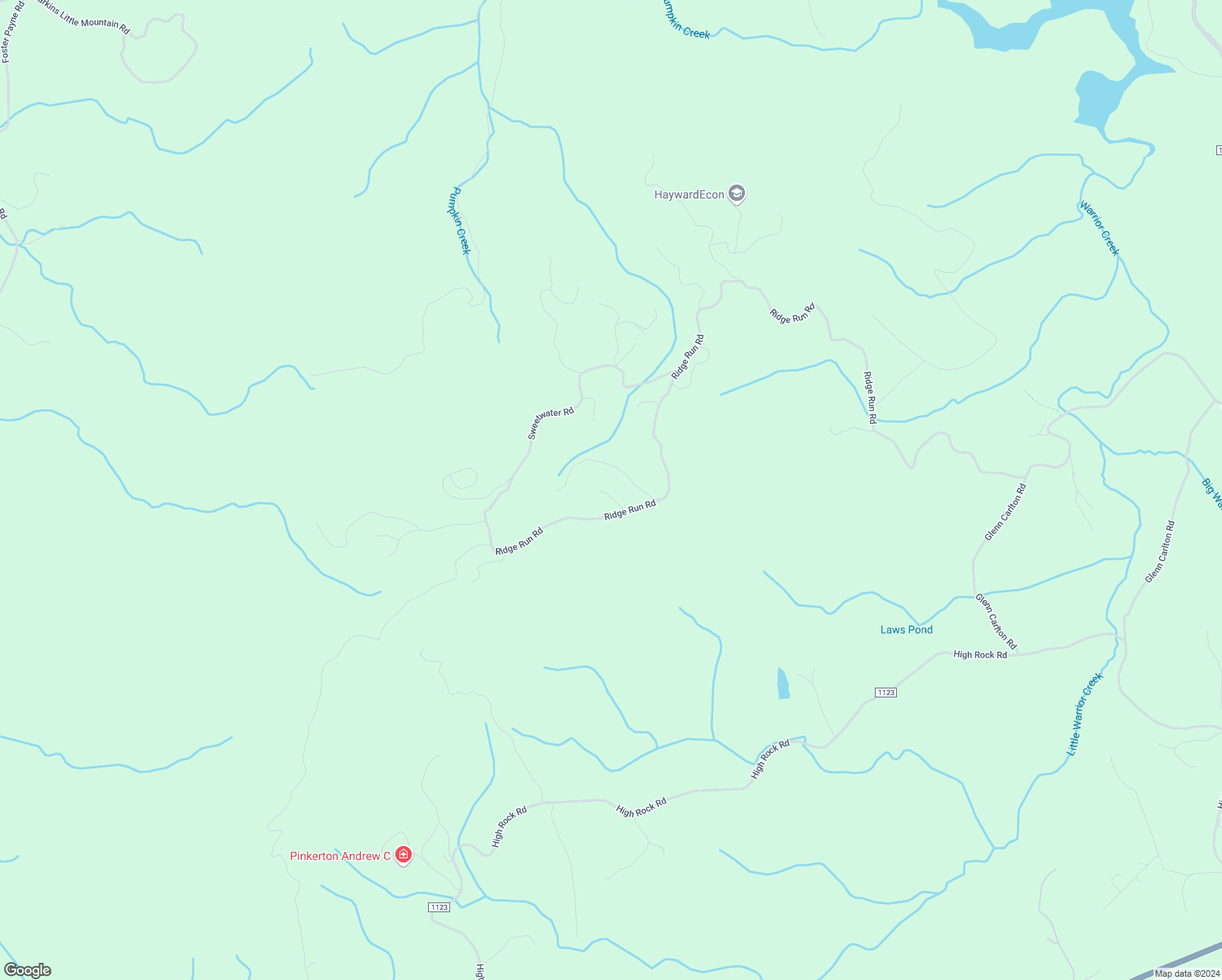 map of restaurants, bars, coffee shops, grocery stores, and more near 170 Pisgah Lane in Boomer