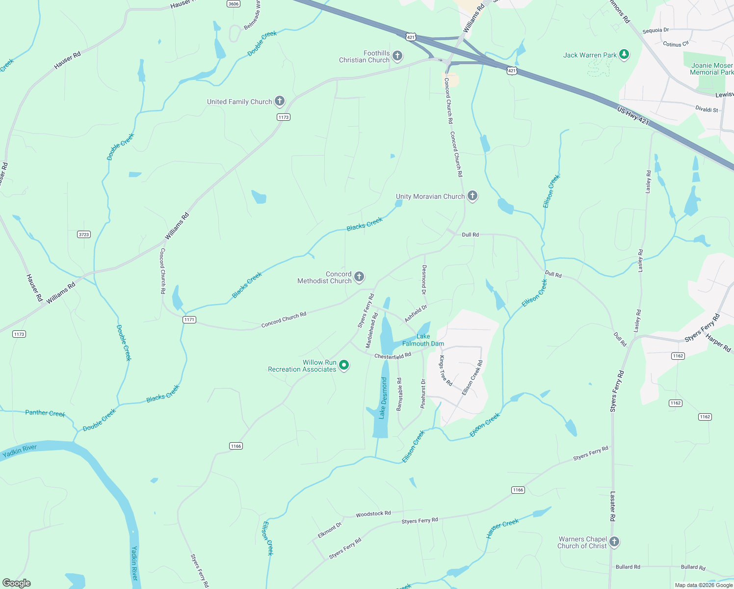 map of restaurants, bars, coffee shops, grocery stores, and more near 9840 Styers Ferry Road in Lewisville