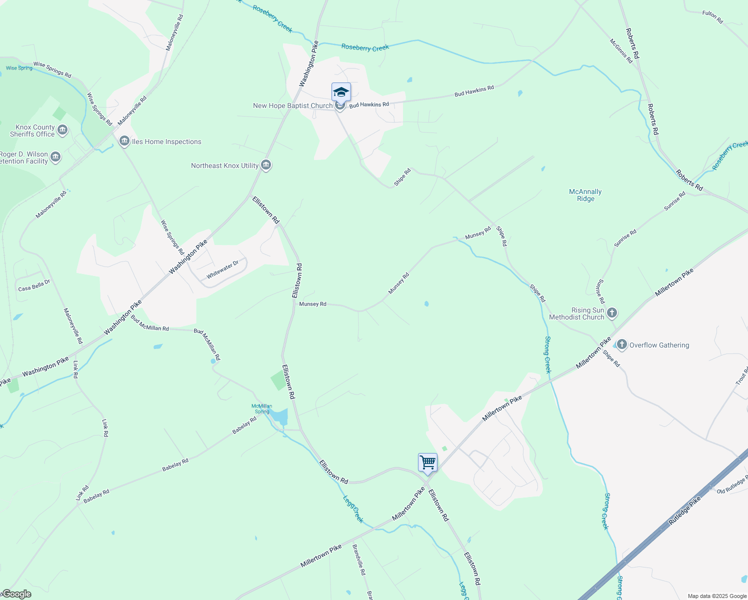 7603 Munsey Road, Corryton TN Walk Score