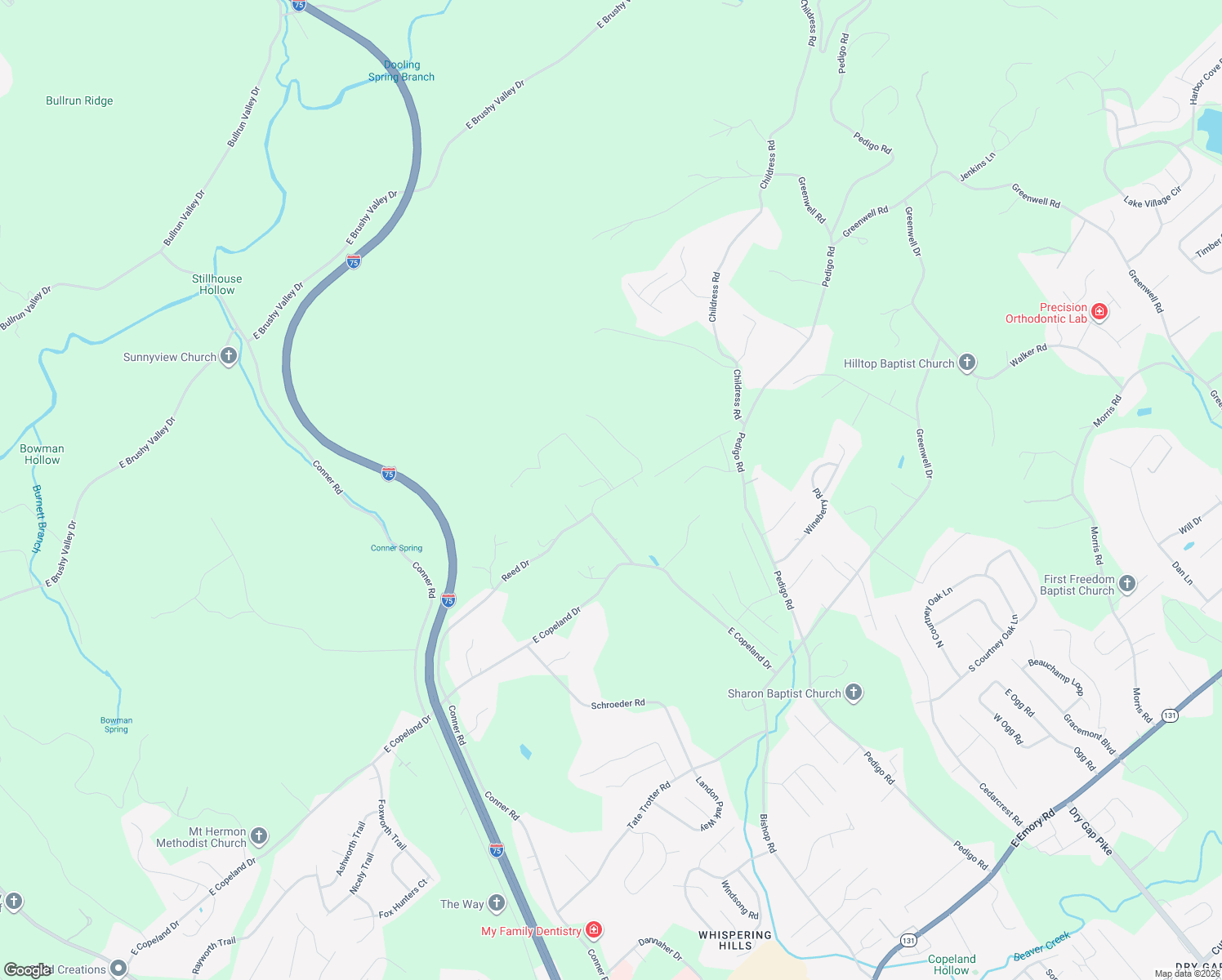 map of restaurants, bars, coffee shops, grocery stores, and more near 8547 Reed Dr Exd in Powell