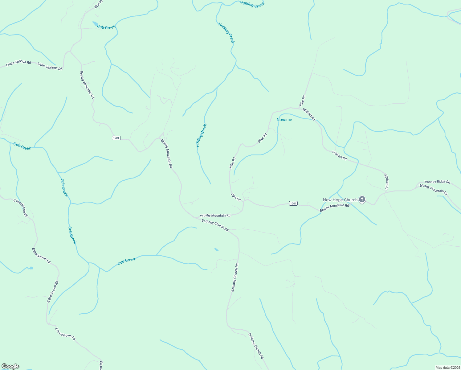 map of restaurants, bars, coffee shops, grocery stores, and more near 850 Pike Road in Moravian Falls