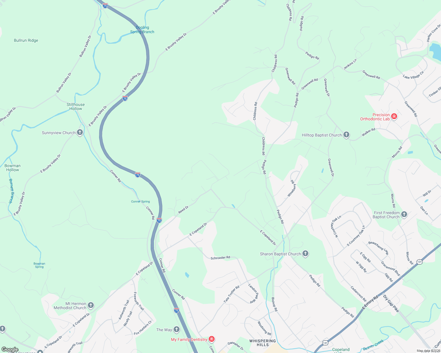 map of restaurants, bars, coffee shops, grocery stores, and more near 8547-8575 Reed Dr Exd in Powell