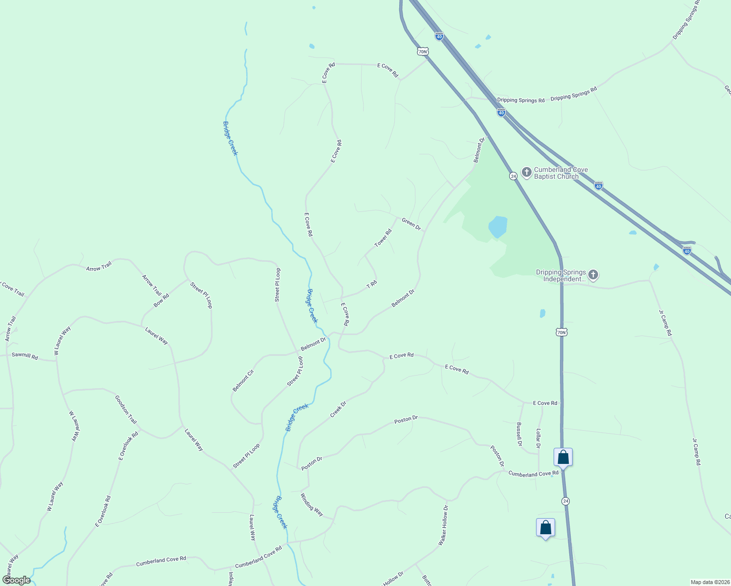 map of restaurants, bars, coffee shops, grocery stores, and more near 1136 Belmont Drive in Monterey