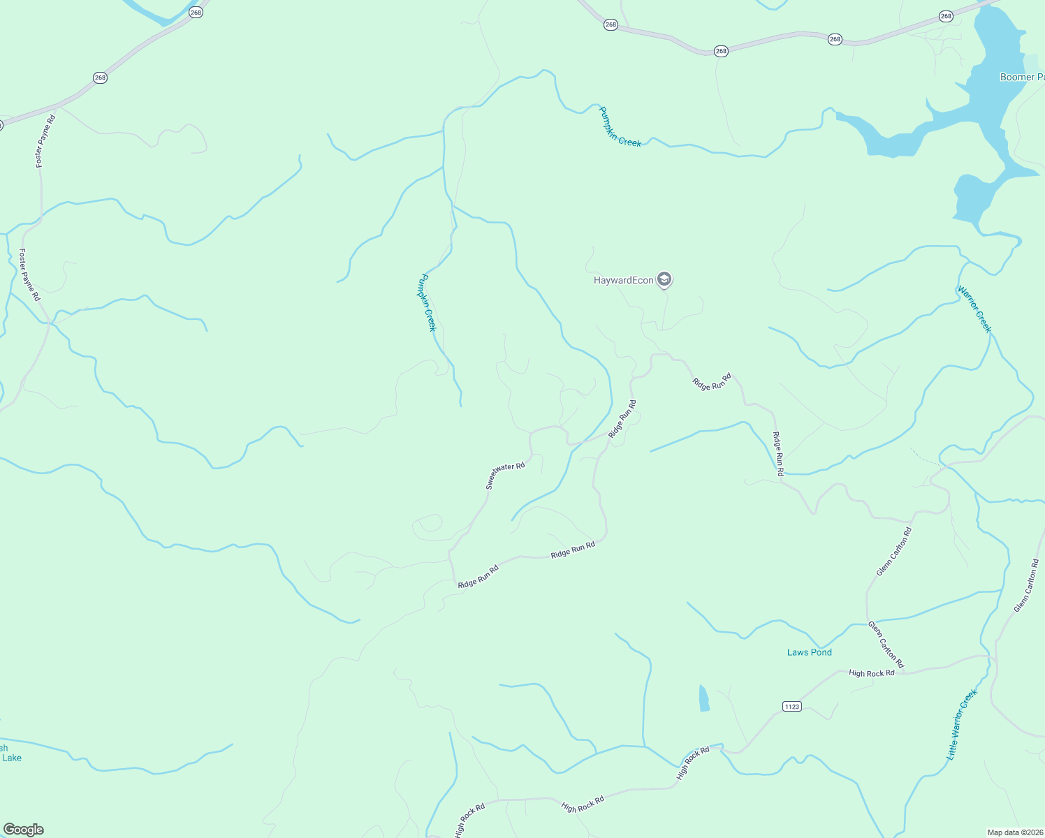 map of restaurants, bars, coffee shops, grocery stores, and more near 405 Sweetwater Road in Boomer