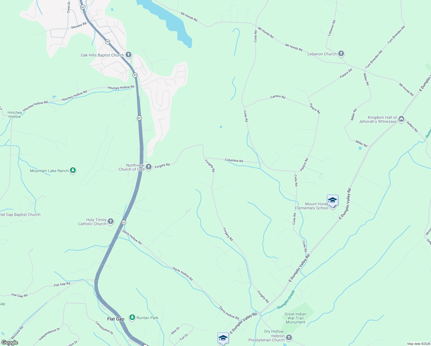 map of restaurants, bars, coffee shops, grocery stores, and more near 681 Forgety Road in Jefferson City
