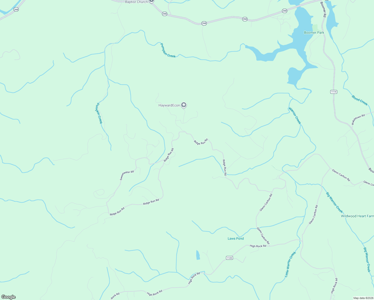 map of restaurants, bars, coffee shops, grocery stores, and more near 836 Mars Mountain Road in Boomer