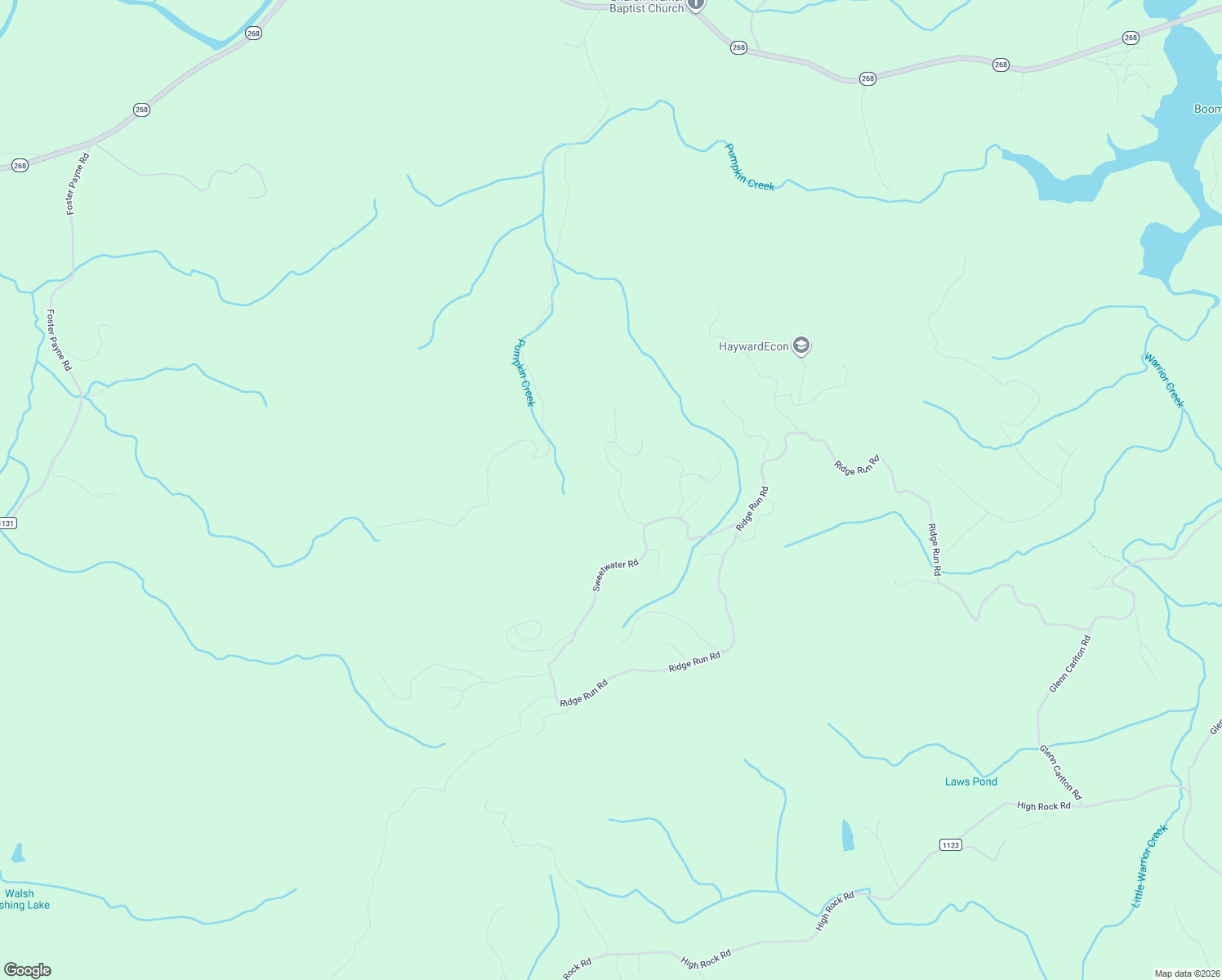 map of restaurants, bars, coffee shops, grocery stores, and more near 326 Rose Brier Road in Boomer