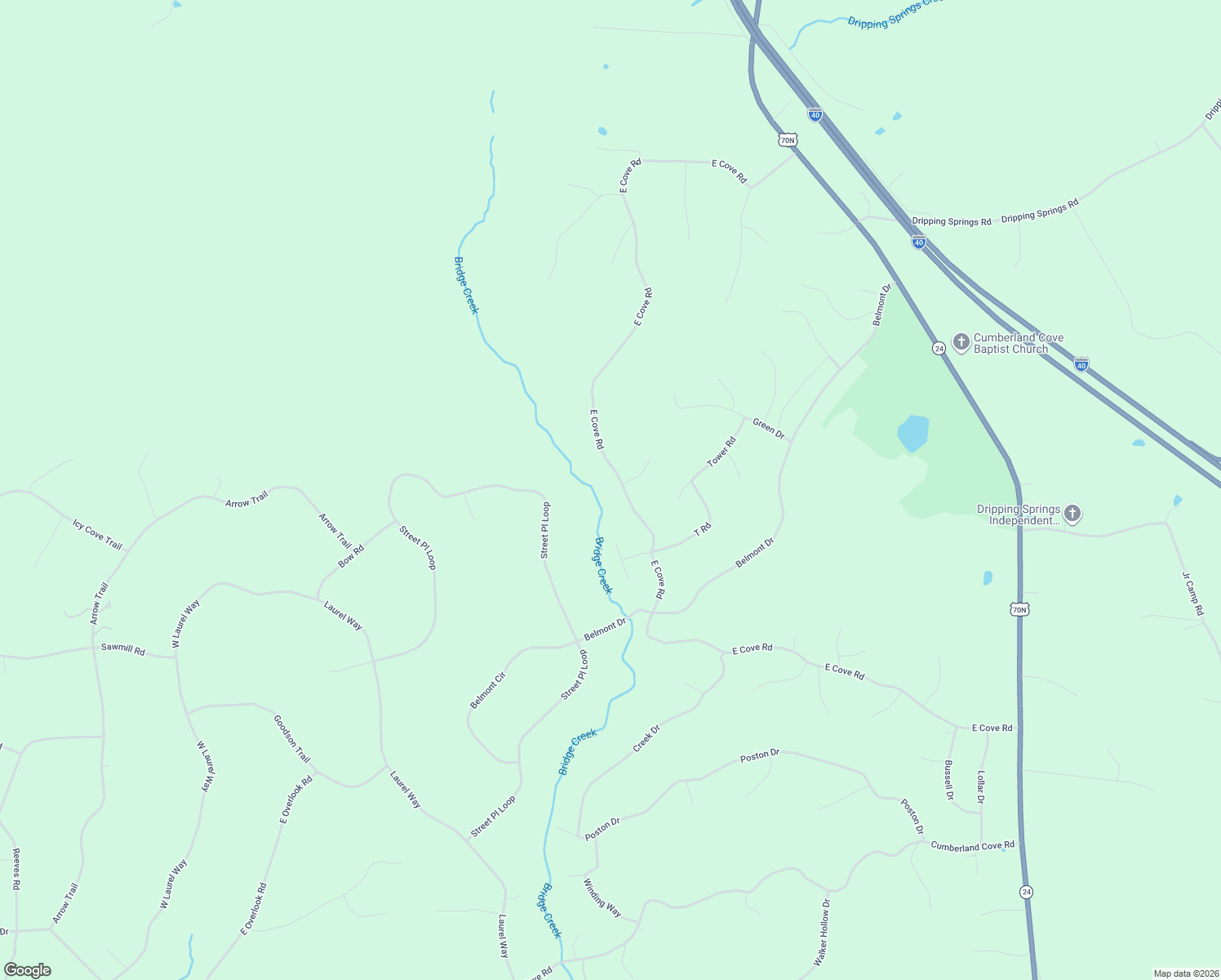 map of restaurants, bars, coffee shops, grocery stores, and more near 429 East Cove Road in Monterey