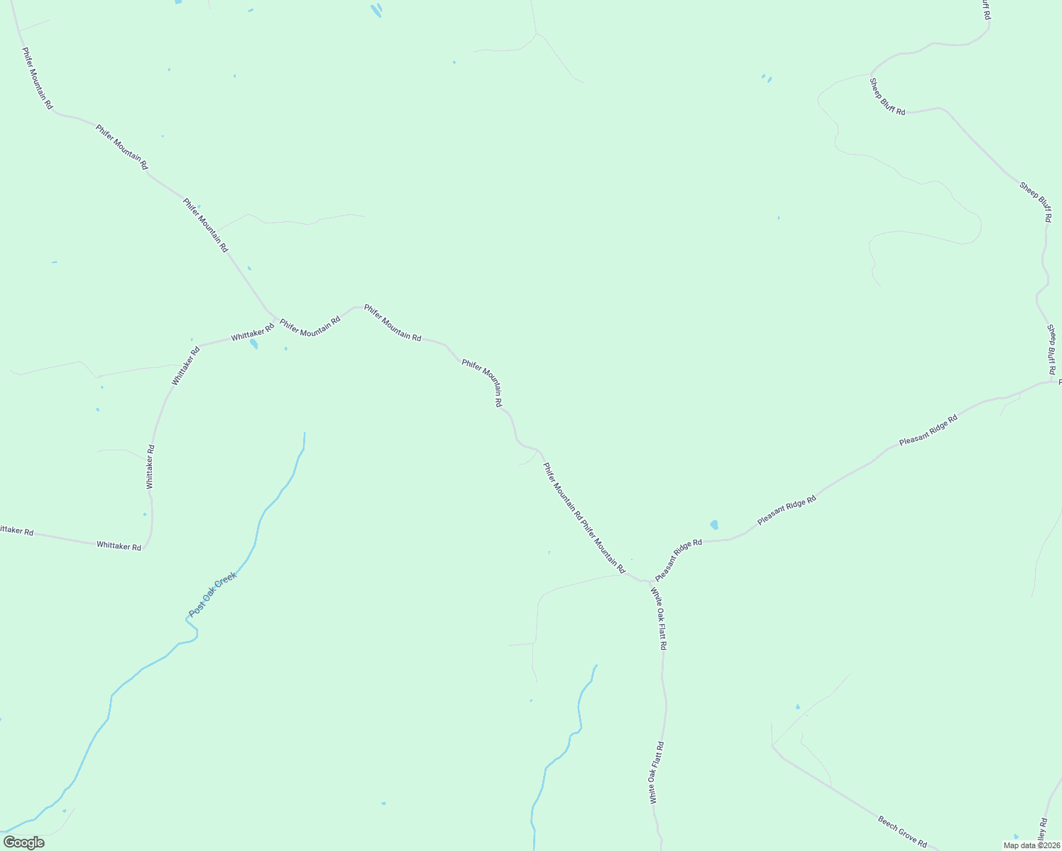 map of restaurants, bars, coffee shops, grocery stores, and more near 6432 Phifer Mountain Road in Cookeville