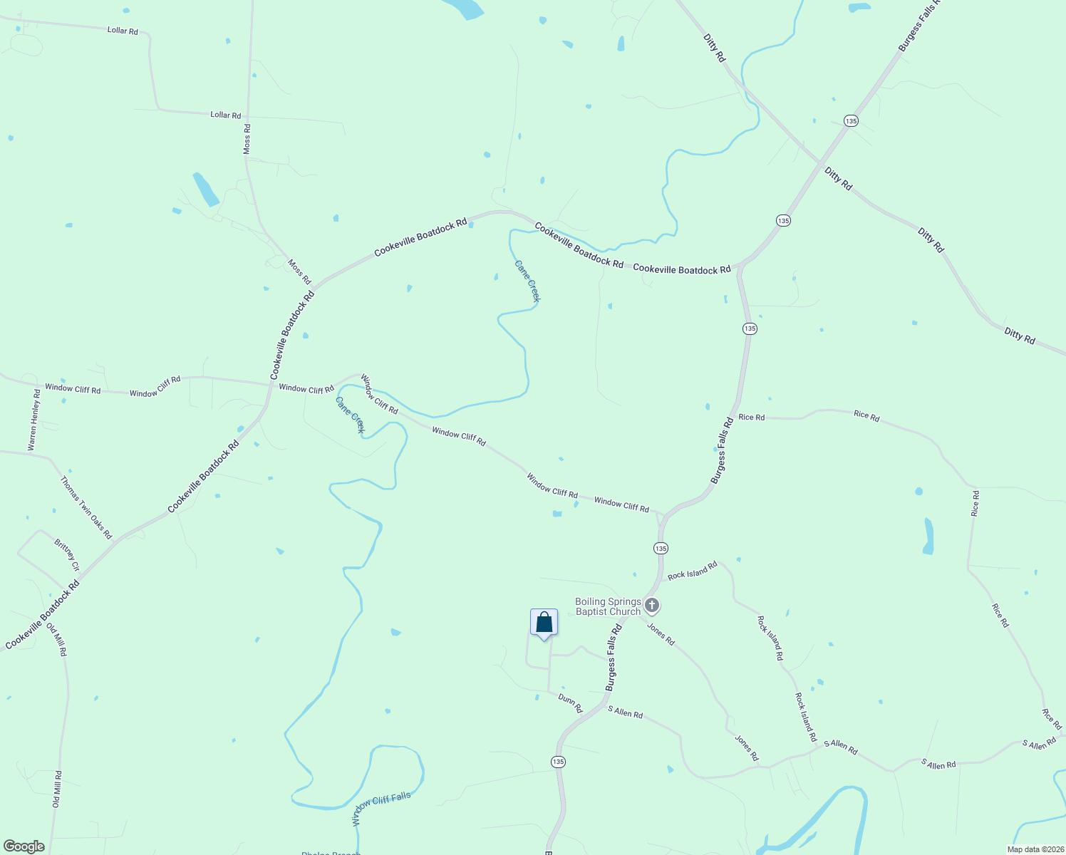 map of restaurants, bars, coffee shops, grocery stores, and more near 4451 Window Cliff Rd in Baxter