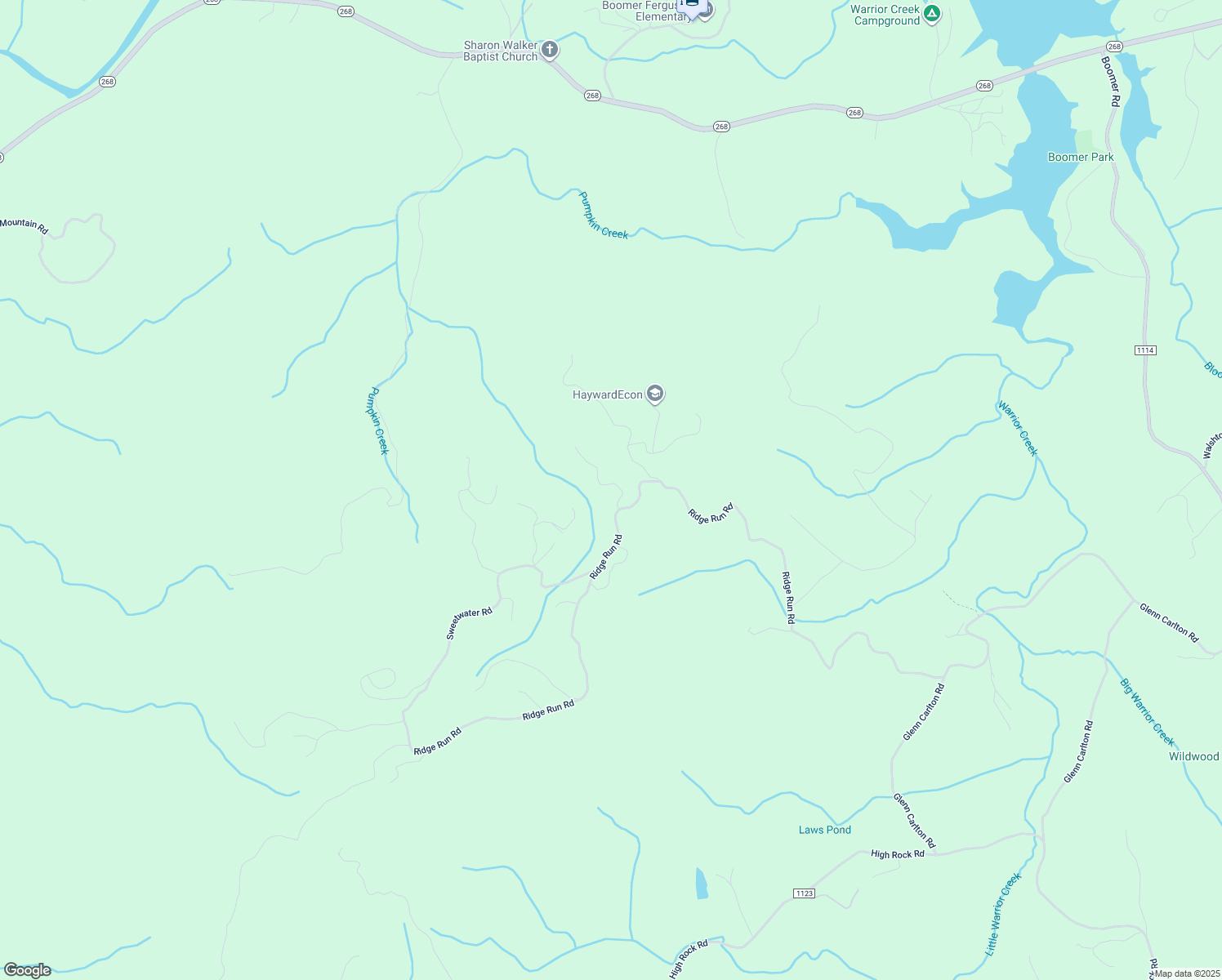 map of restaurants, bars, coffee shops, grocery stores, and more near in Boomer