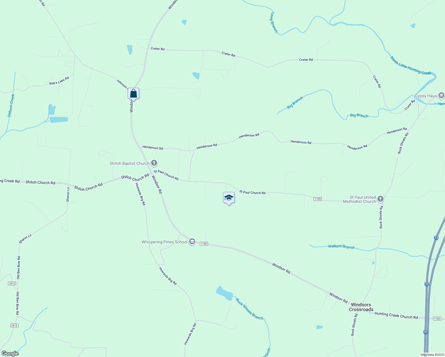 5316 Saint Paul Church Road, Hamptonville NC Walk Score