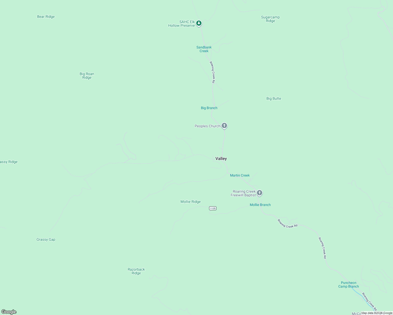 map of restaurants, bars, coffee shops, grocery stores, and more near 229 Jerry's Creek Road in Newland