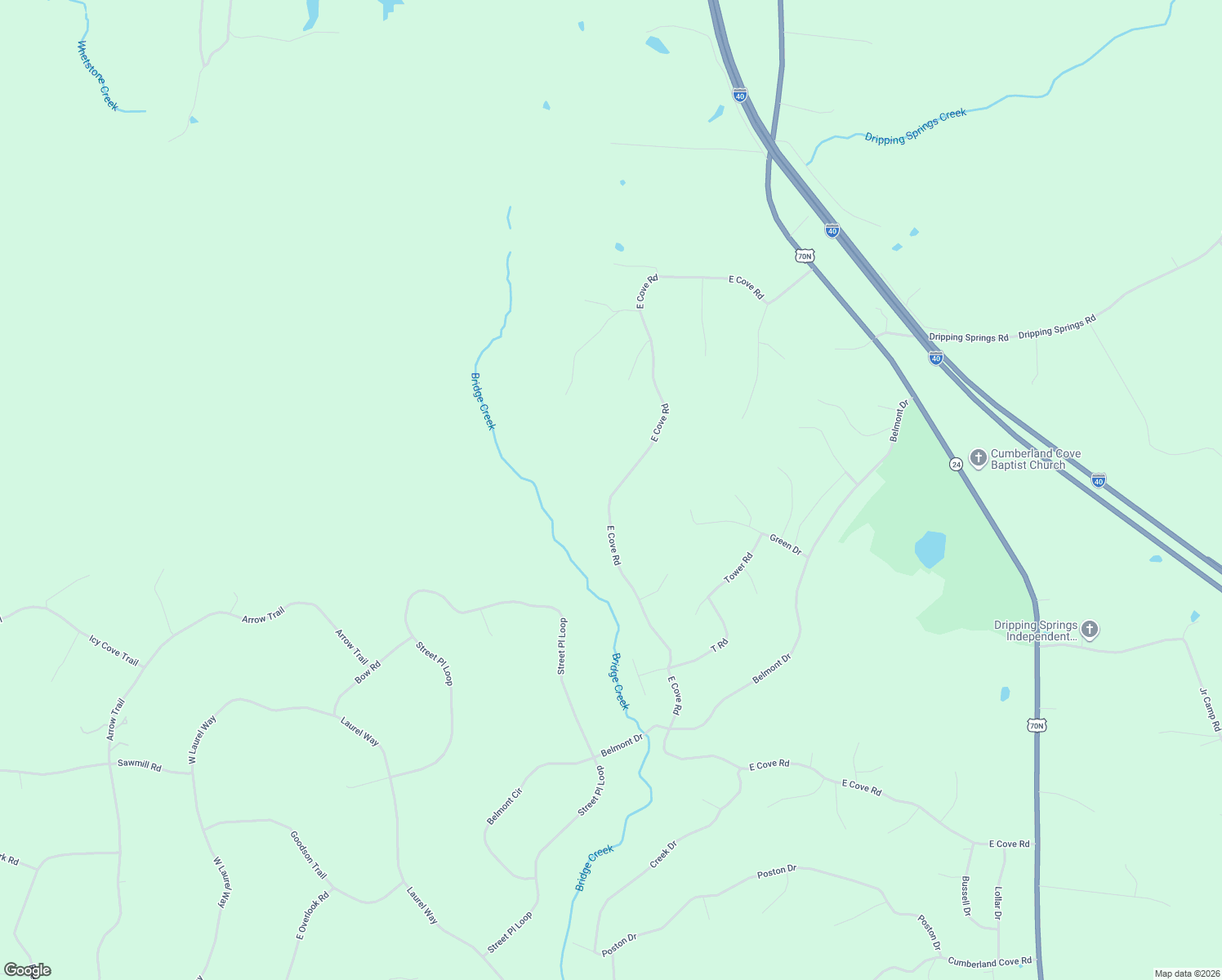 map of restaurants, bars, coffee shops, grocery stores, and more near 454 East Cove Road in Monterey
