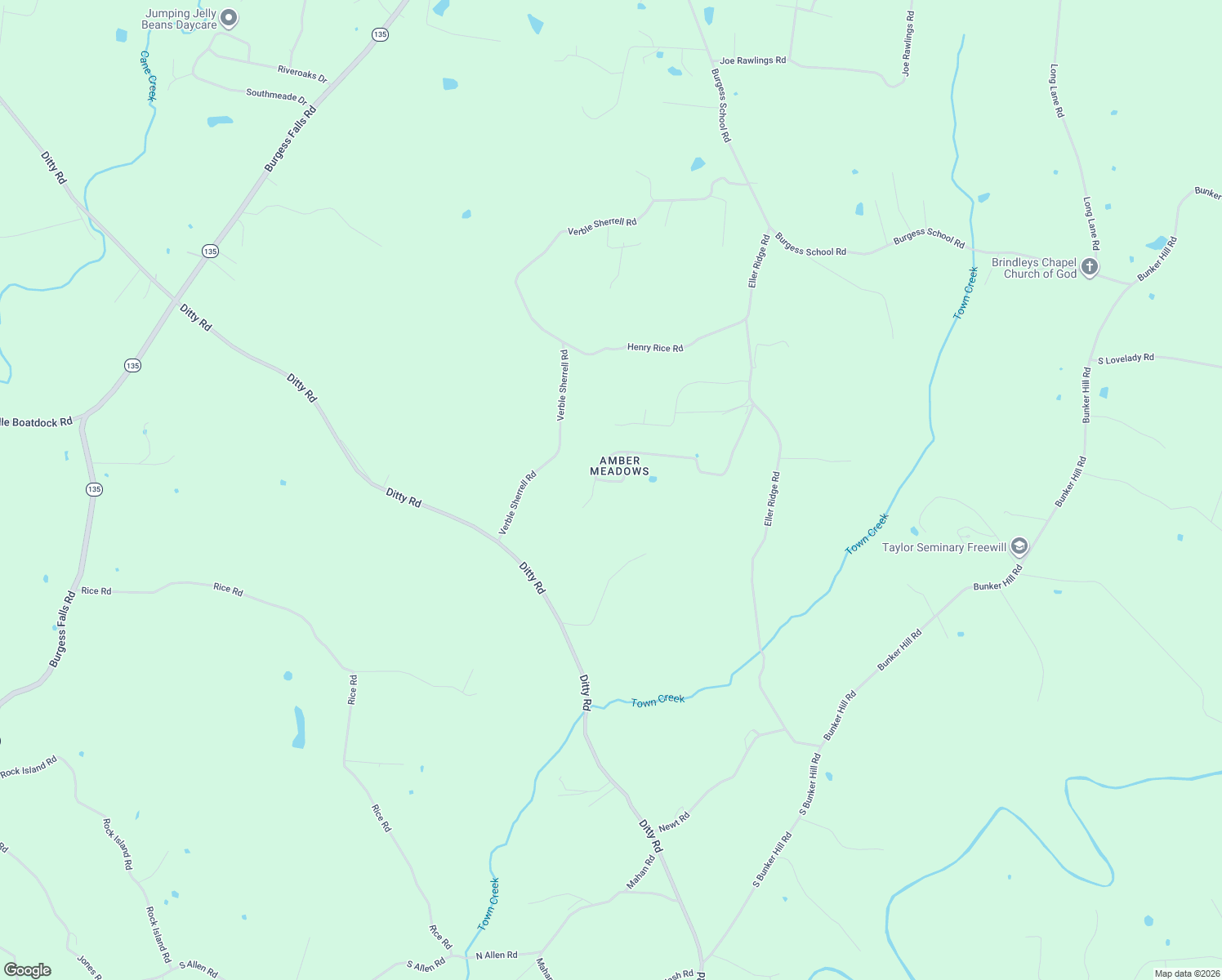 map of restaurants, bars, coffee shops, grocery stores, and more near 2431 Amber Meadows Road in Cookeville