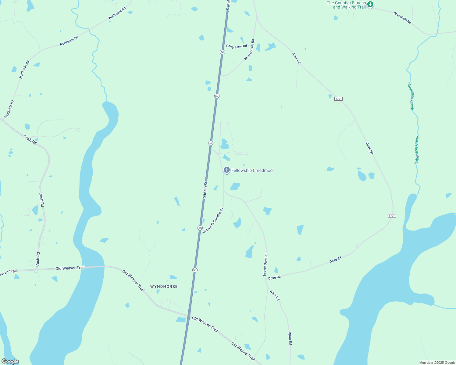 map of restaurants, bars, coffee shops, grocery stores, and more near 1200 Beaver Dam Road in Creedmoor