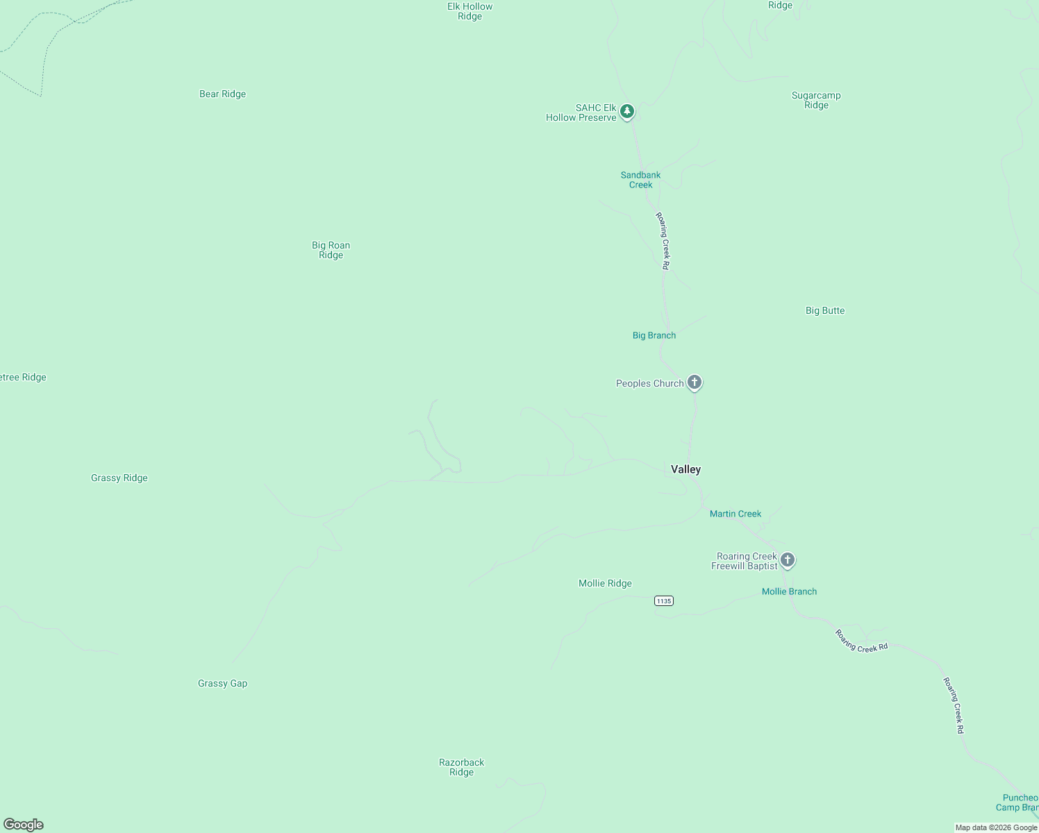 map of restaurants, bars, coffee shops, grocery stores, and more near 229 Jerry's Creek Road in Newland