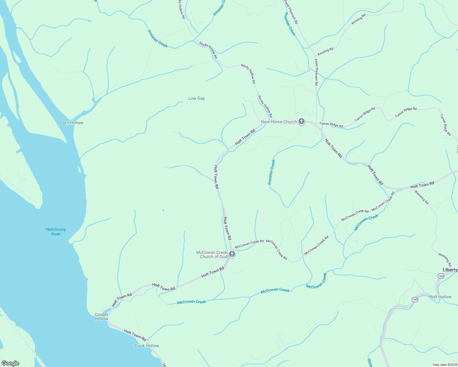 map of restaurants, bars, coffee shops, grocery stores, and more near 2128 Holt Town Road in Newport