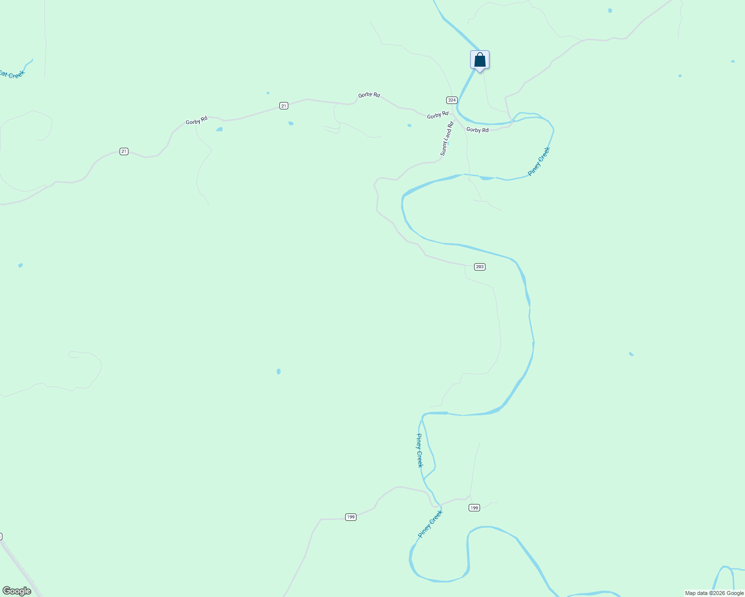 map of restaurants, bars, coffee shops, grocery stores, and more near 738 Sunny Land Road in Boswell