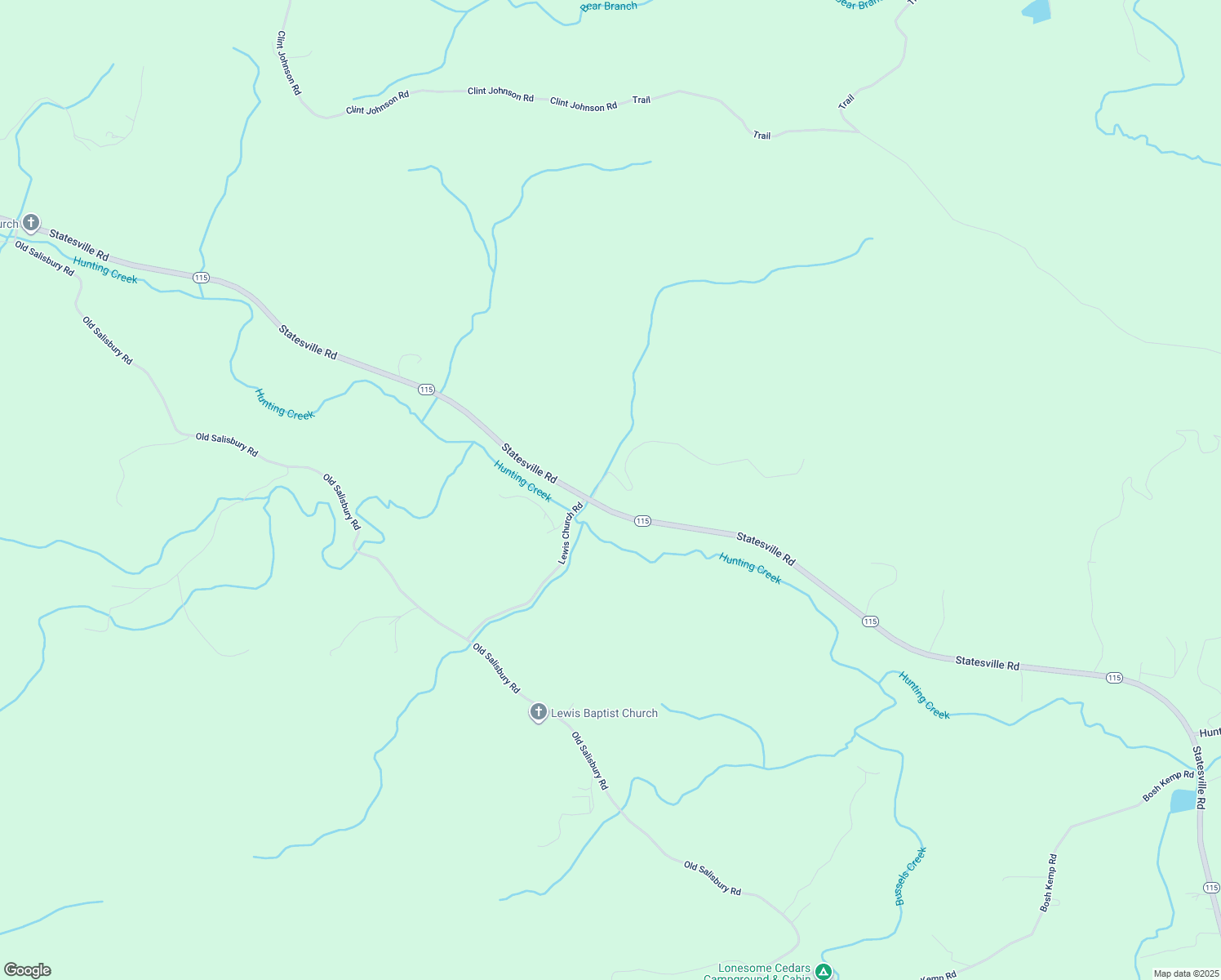 map of restaurants, bars, coffee shops, grocery stores, and more near 9089 Statesville Road in North Wilkesboro