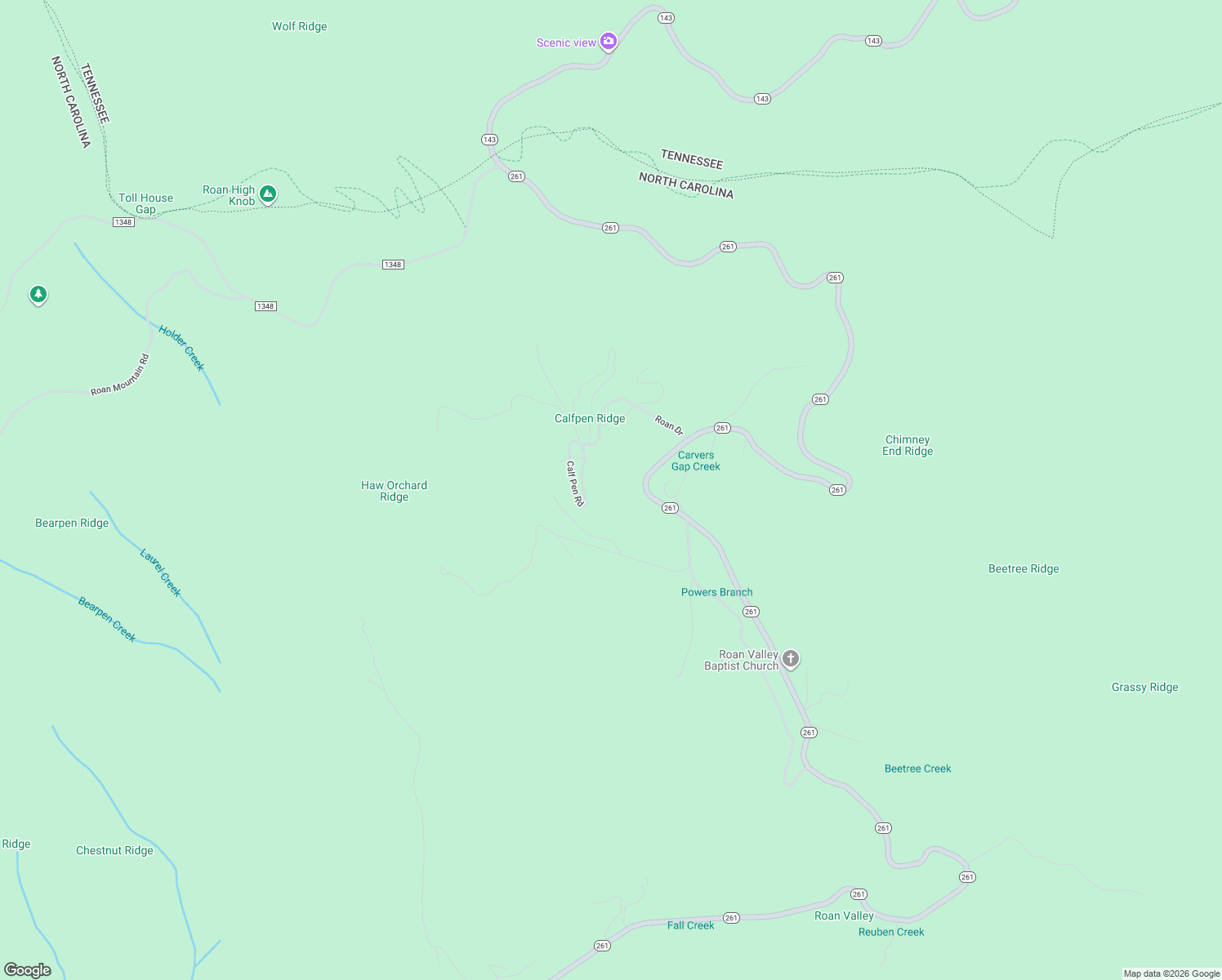 map of restaurants, bars, coffee shops, grocery stores, and more near 67 Calf Pen Road in Bakersville