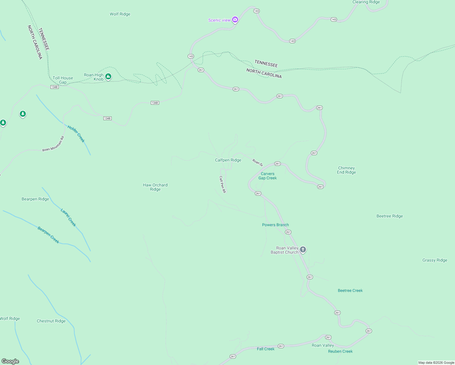 map of restaurants, bars, coffee shops, grocery stores, and more near 67 Calf Pen Road in Bakersville