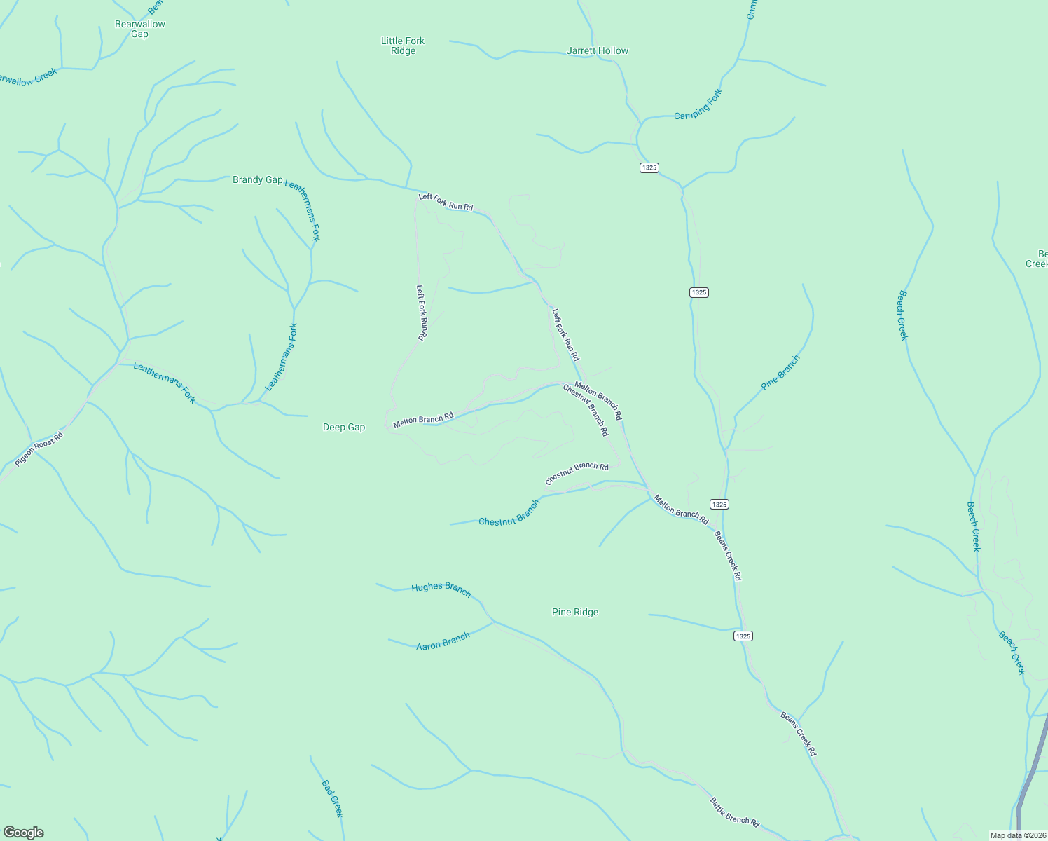 map of restaurants, bars, coffee shops, grocery stores, and more near 824 Big Ridge Road in Bakersville