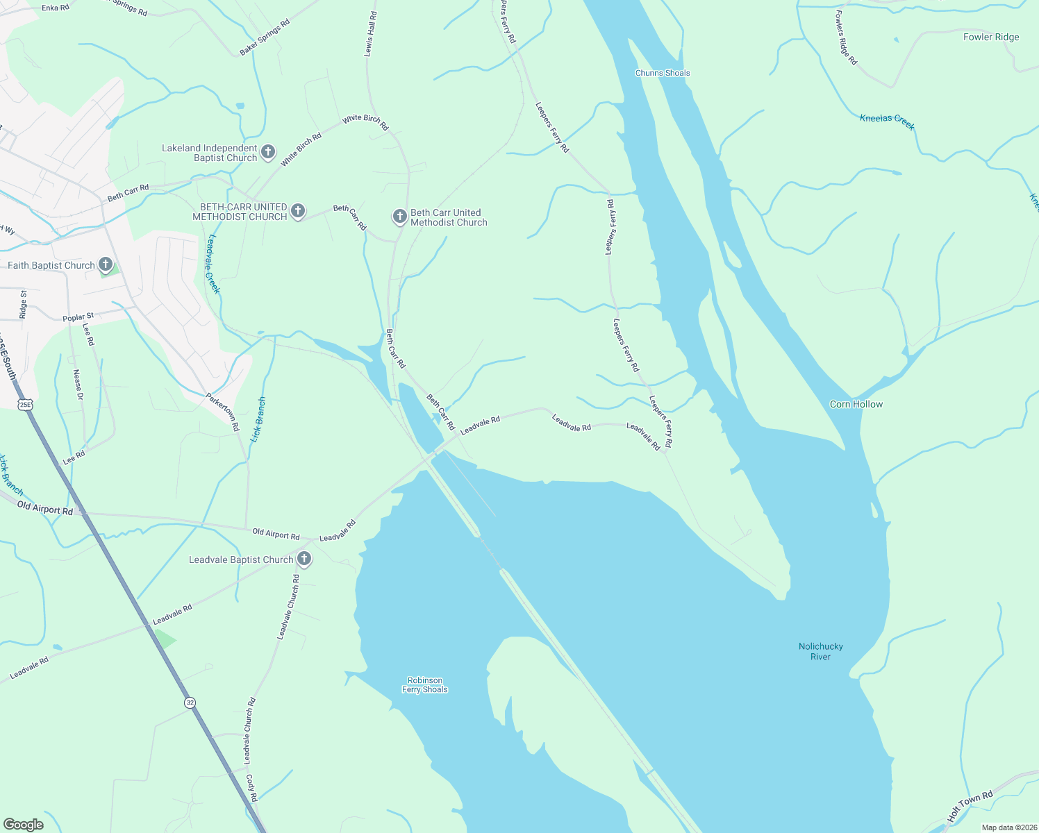 map of restaurants, bars, coffee shops, grocery stores, and more near 3621 Leadvale Road in White Pine