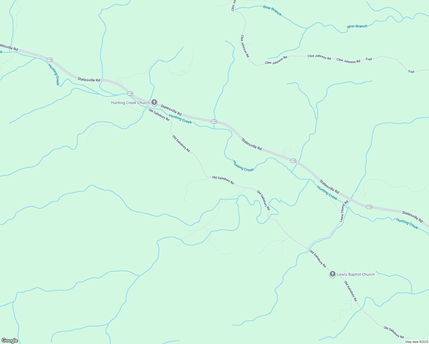 map of restaurants, bars, coffee shops, grocery stores, and more near 985 Old Salisbury Road in North Wilkesboro