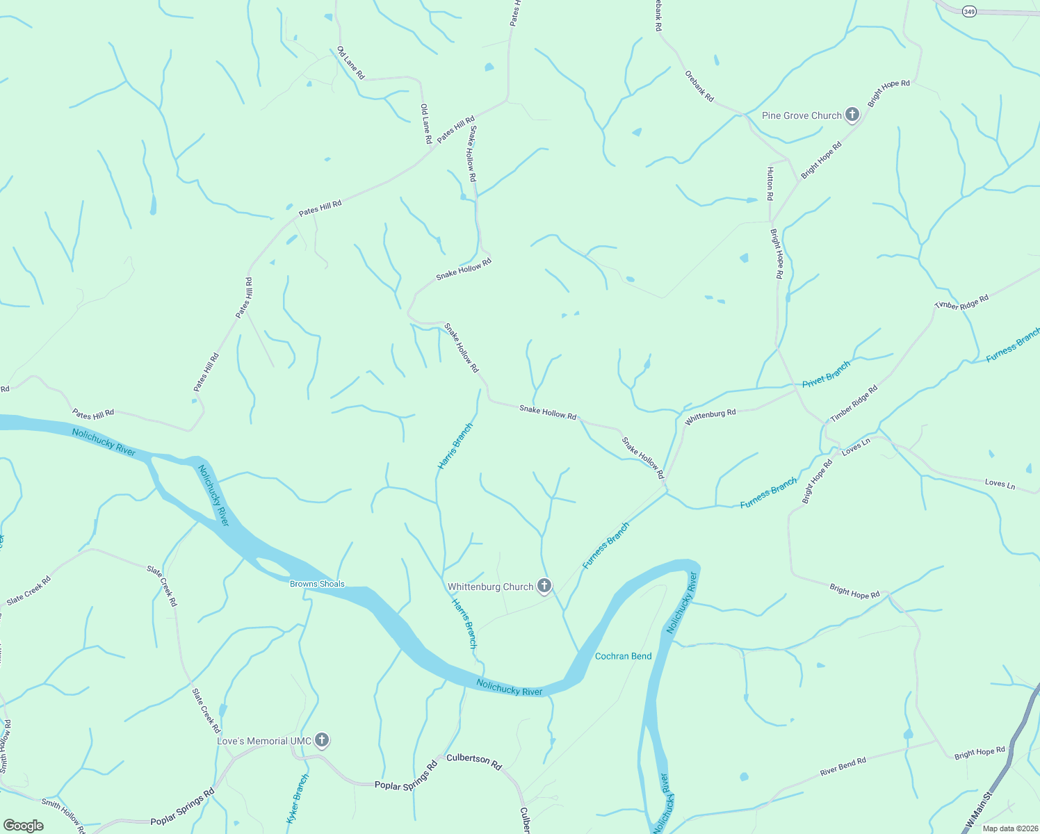 map of restaurants, bars, coffee shops, grocery stores, and more near 1470 Snake Hollow Road in Mosheim