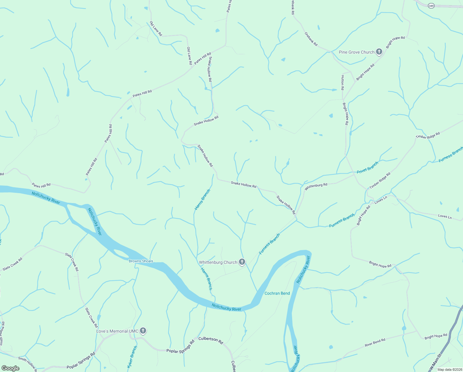 map of restaurants, bars, coffee shops, grocery stores, and more near 1470 Snake Hollow Road in Mosheim