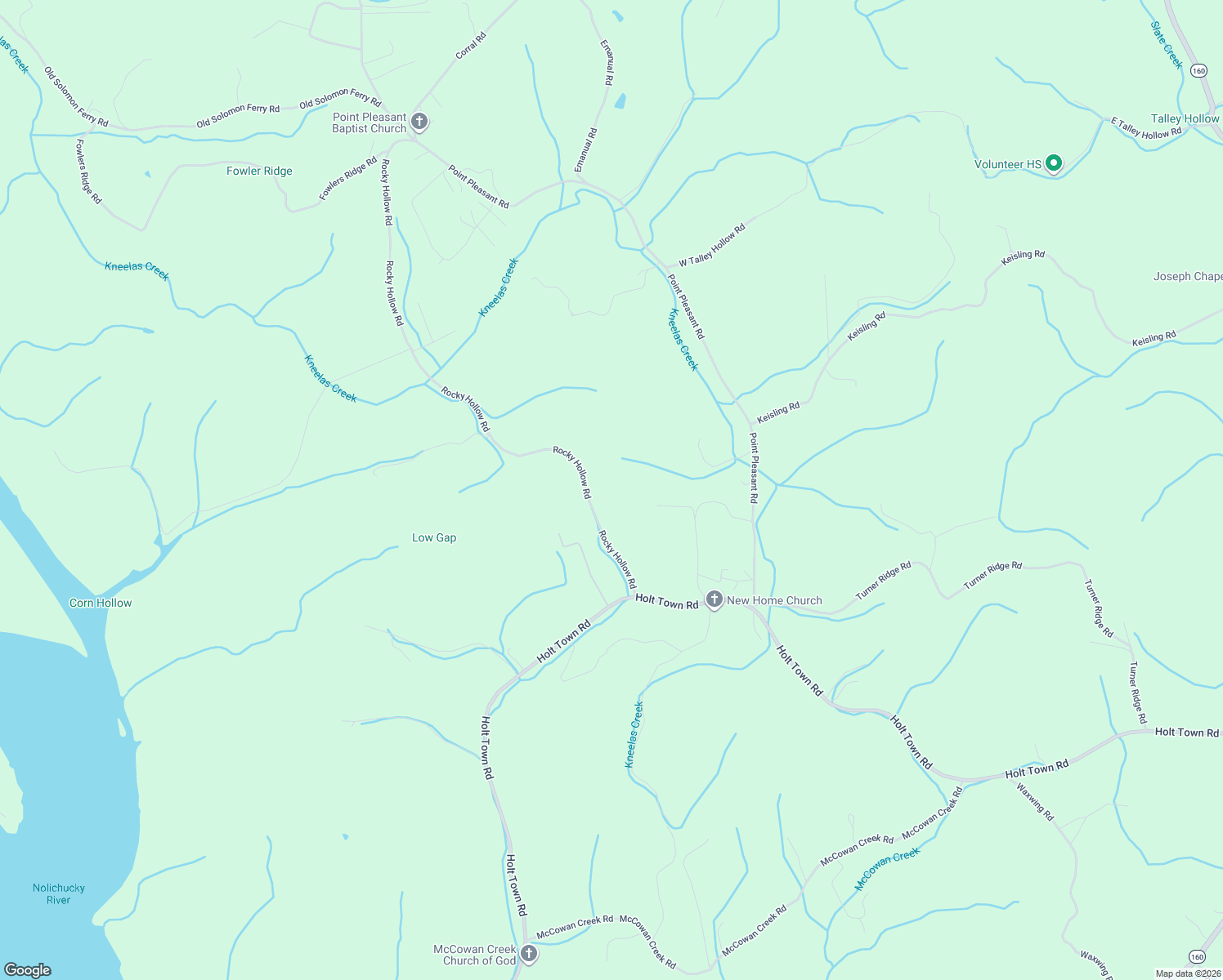 map of restaurants, bars, coffee shops, grocery stores, and more near 2988 Rocky Hollow Rd in Newport