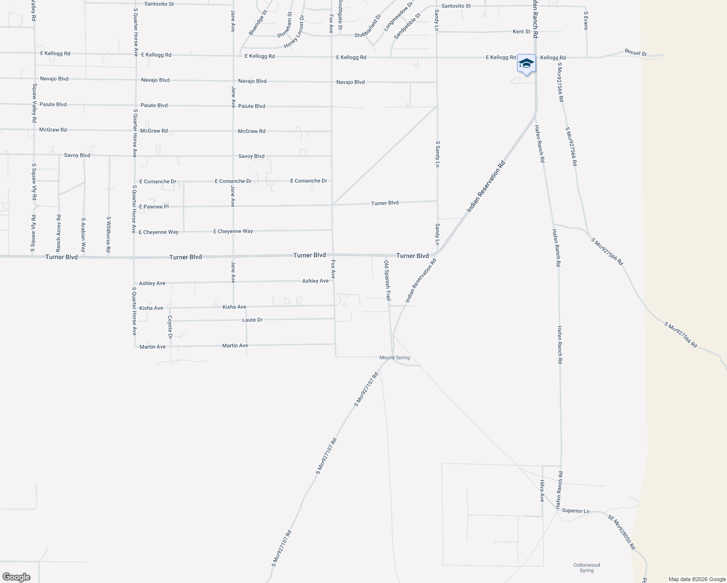 map of restaurants, bars, coffee shops, grocery stores, and more near 5180 Old Spanish Trail in Pahrump
