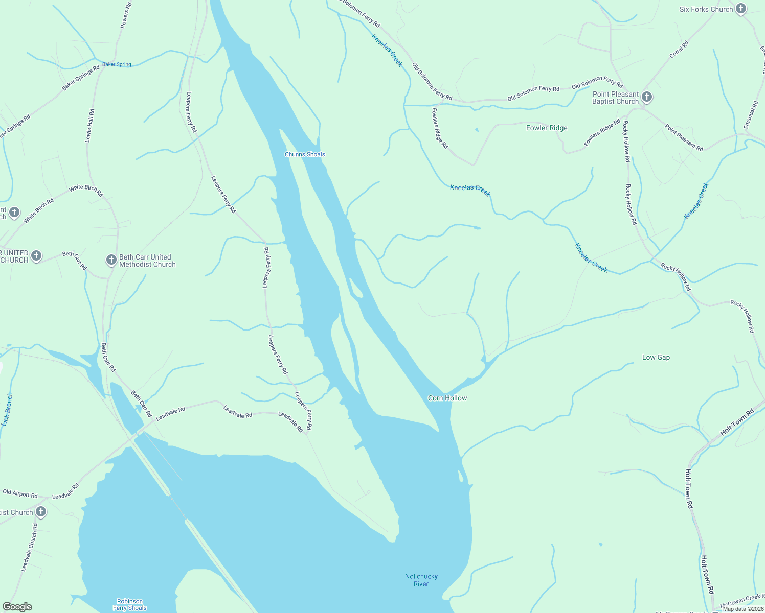 map of restaurants, bars, coffee shops, grocery stores, and more near Corn Hollow Road in Newport
