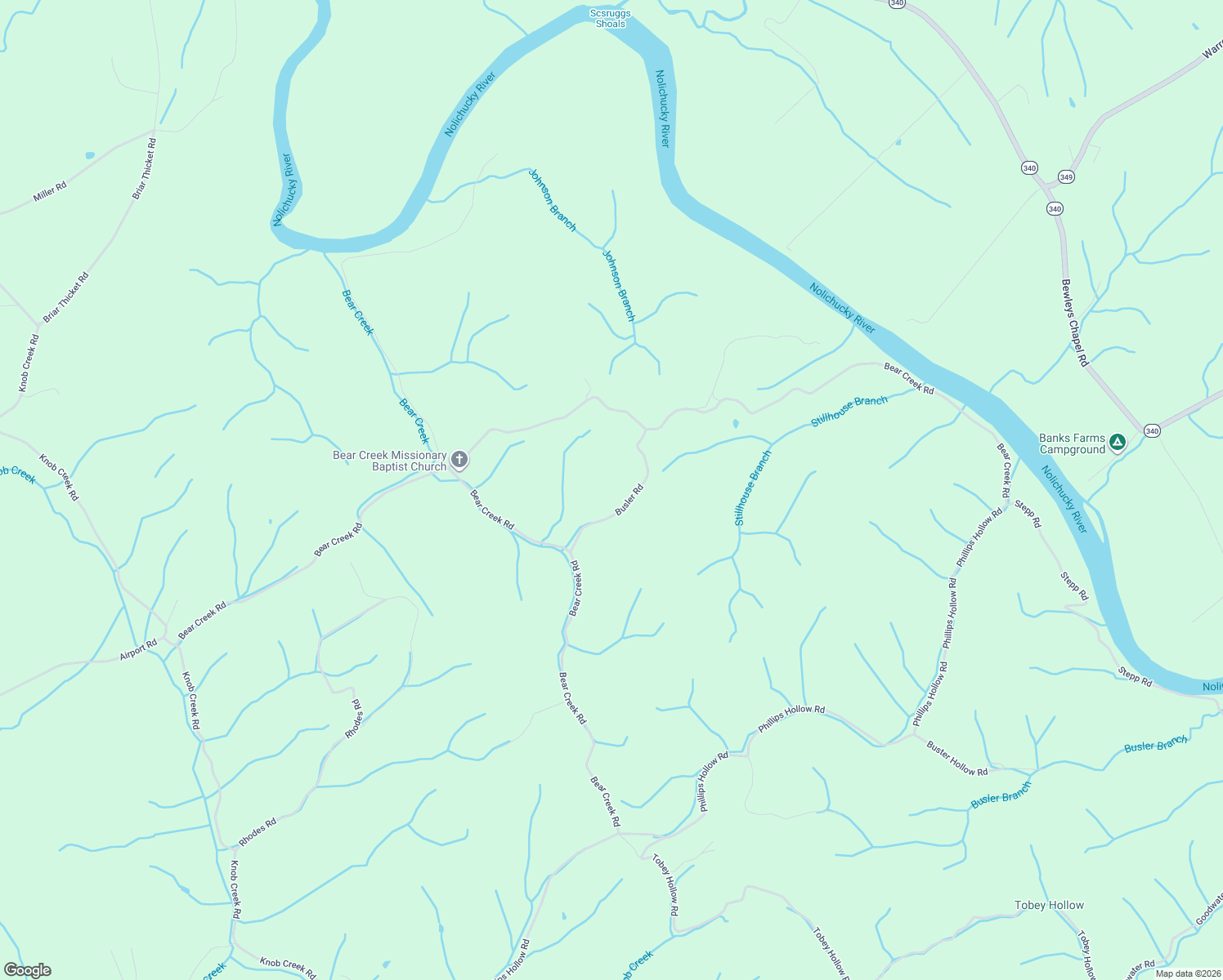 map of restaurants, bars, coffee shops, grocery stores, and more near 2771 Busler Road in Bybee