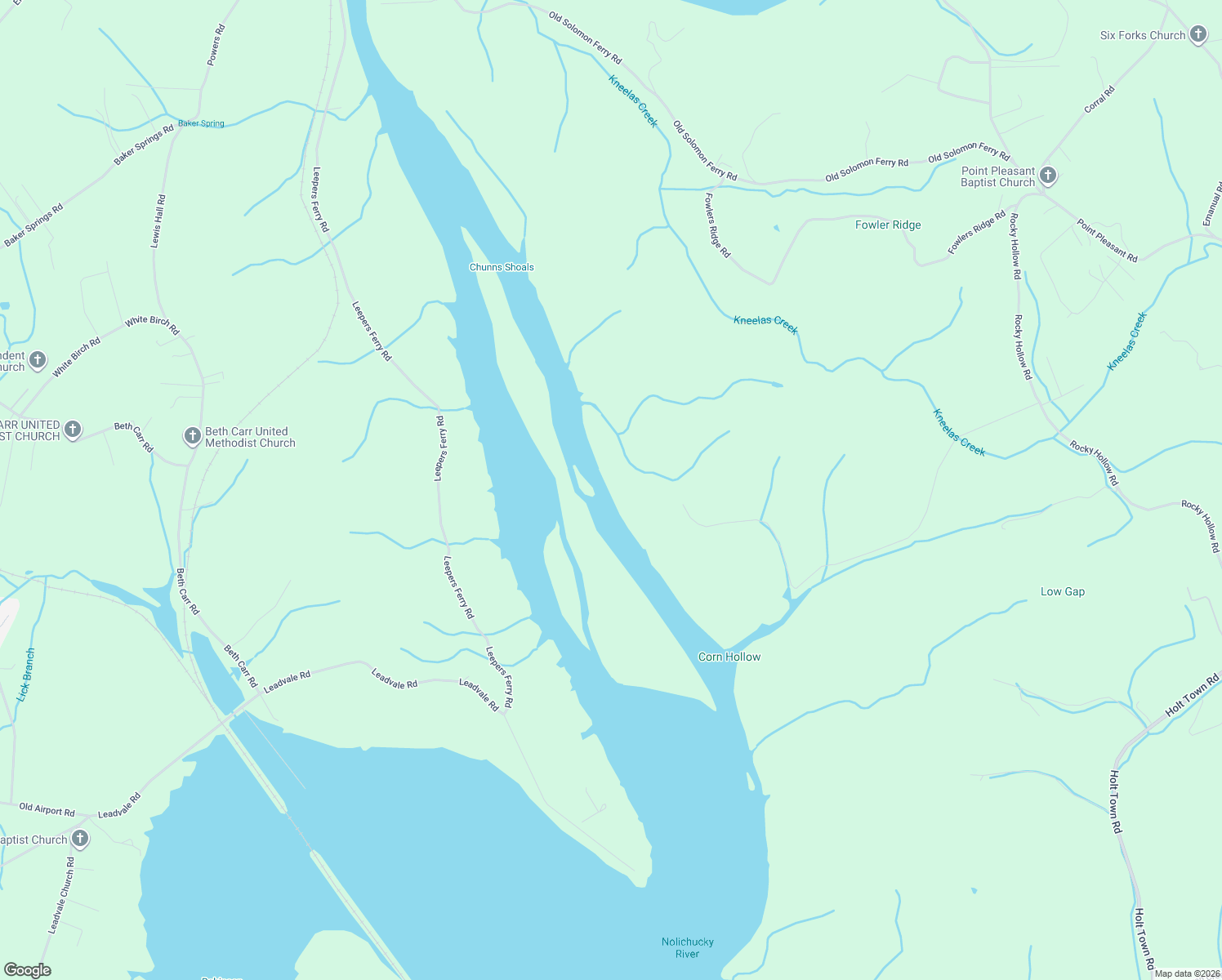 map of restaurants, bars, coffee shops, grocery stores, and more near Corn Hollow Road in Newport