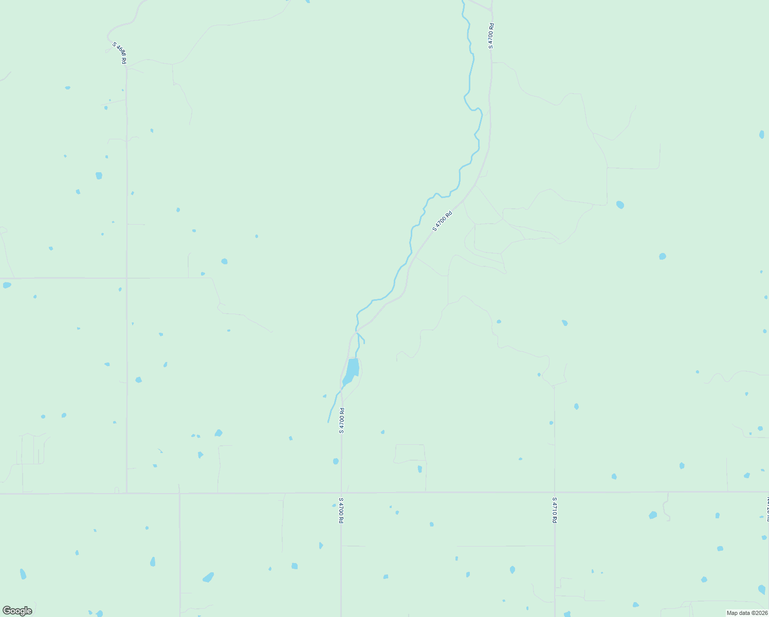 map of restaurants, bars, coffee shops, grocery stores, and more near 63155 South 4700 Road in Colcord