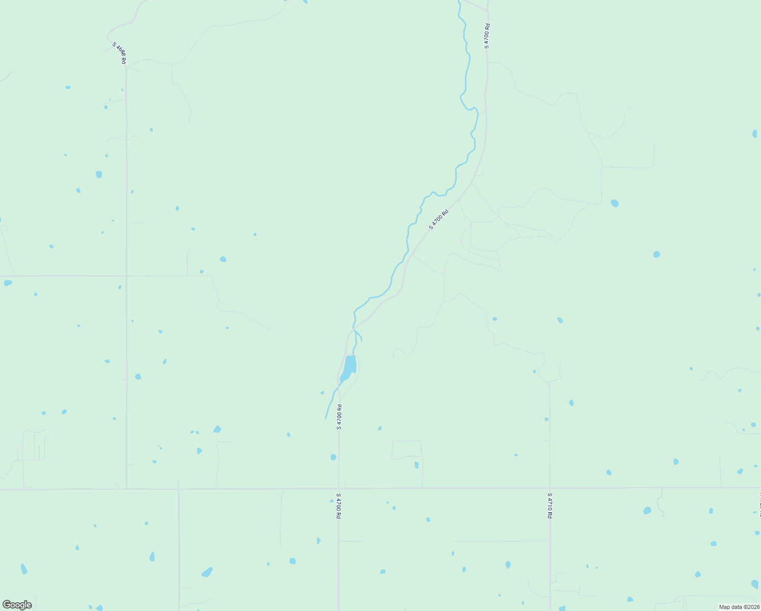 map of restaurants, bars, coffee shops, grocery stores, and more near 63155 South 4700 Road in Colcord