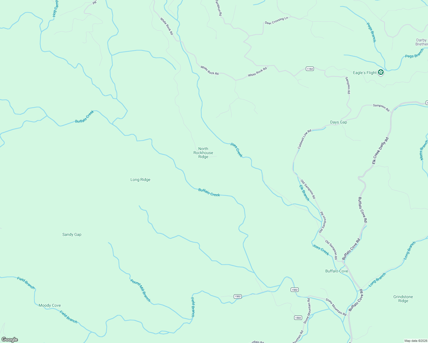 map of restaurants, bars, coffee shops, grocery stores, and more near 1516 Little Rock Canyon Road in Lenoir