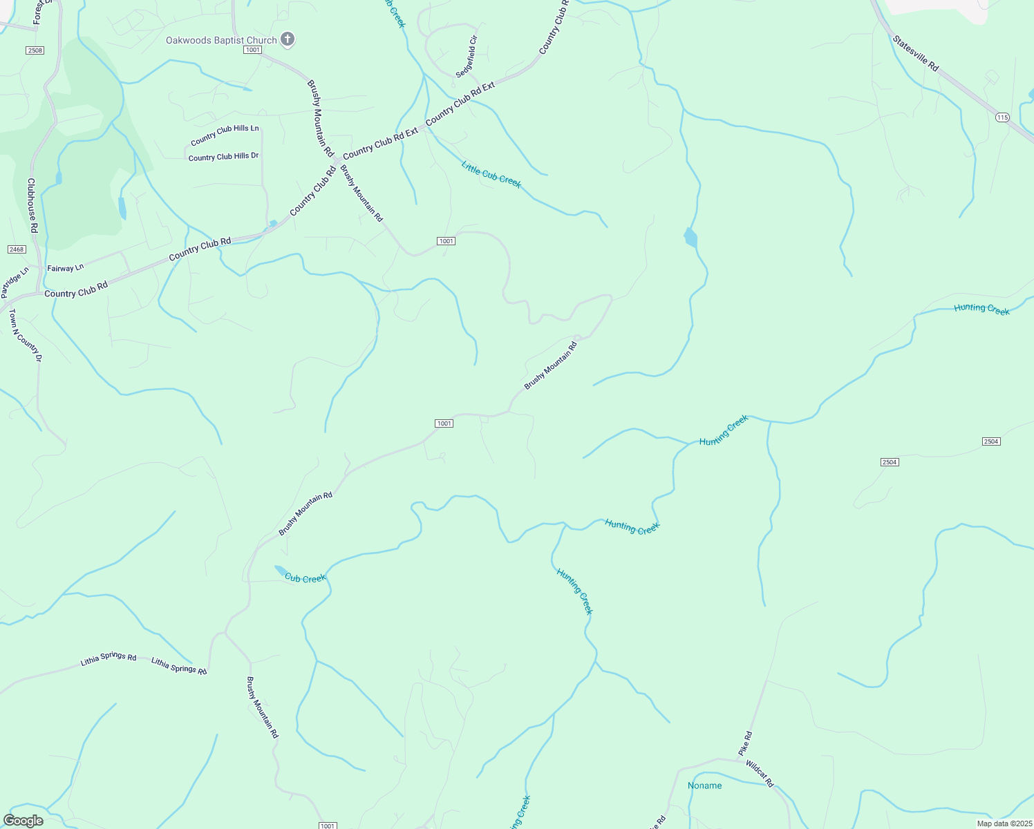 map of restaurants, bars, coffee shops, grocery stores, and more near 105 Dixie Rock Road in Moravian Falls